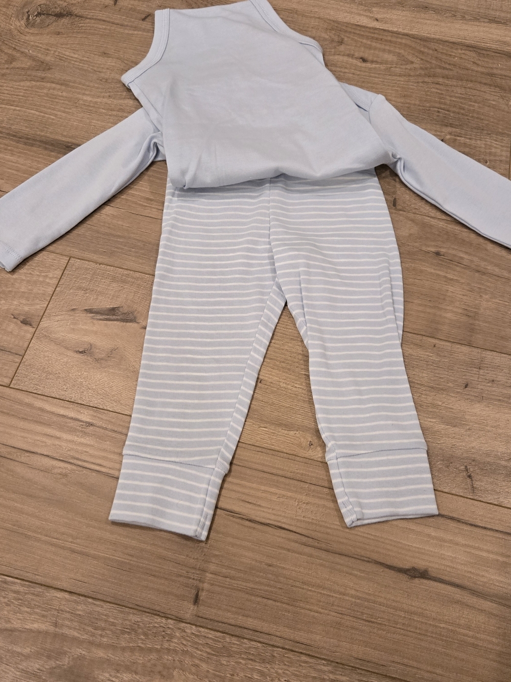 Carter's Baby Boy Dino Easter Set 2pc Blue Stripe NWT 12Mos every bunny loves me - Picture 4 of 8